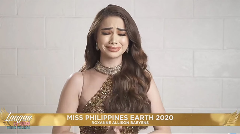 Hoa hậu Trái đất Phillipines 2020 vừa đăng quang trực tuyến cách đây không lâu