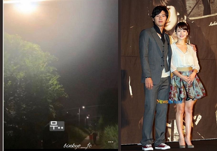 Vóc dáng của cặp đôi trong story của stylist rất giống Hyun Bin và Song Hye Kyo.