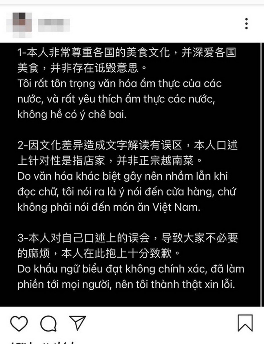 Silves Chao nhận kết đắng vì chê bai món phở Việt Nam
