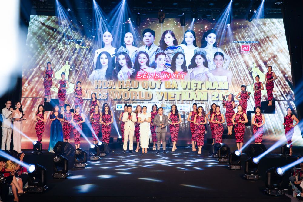 30 nhan sắc Việt lộng lẫy tỏa sáng trong đêm bán kết cuộc thi Hoa hậu Quý bà Việt Nam 2022
